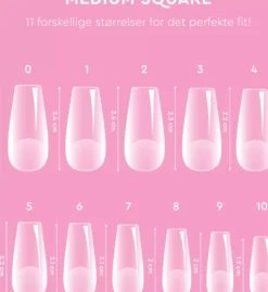Le Mini MacaronLe Gel Soft Gel Tips Medium Square Medium