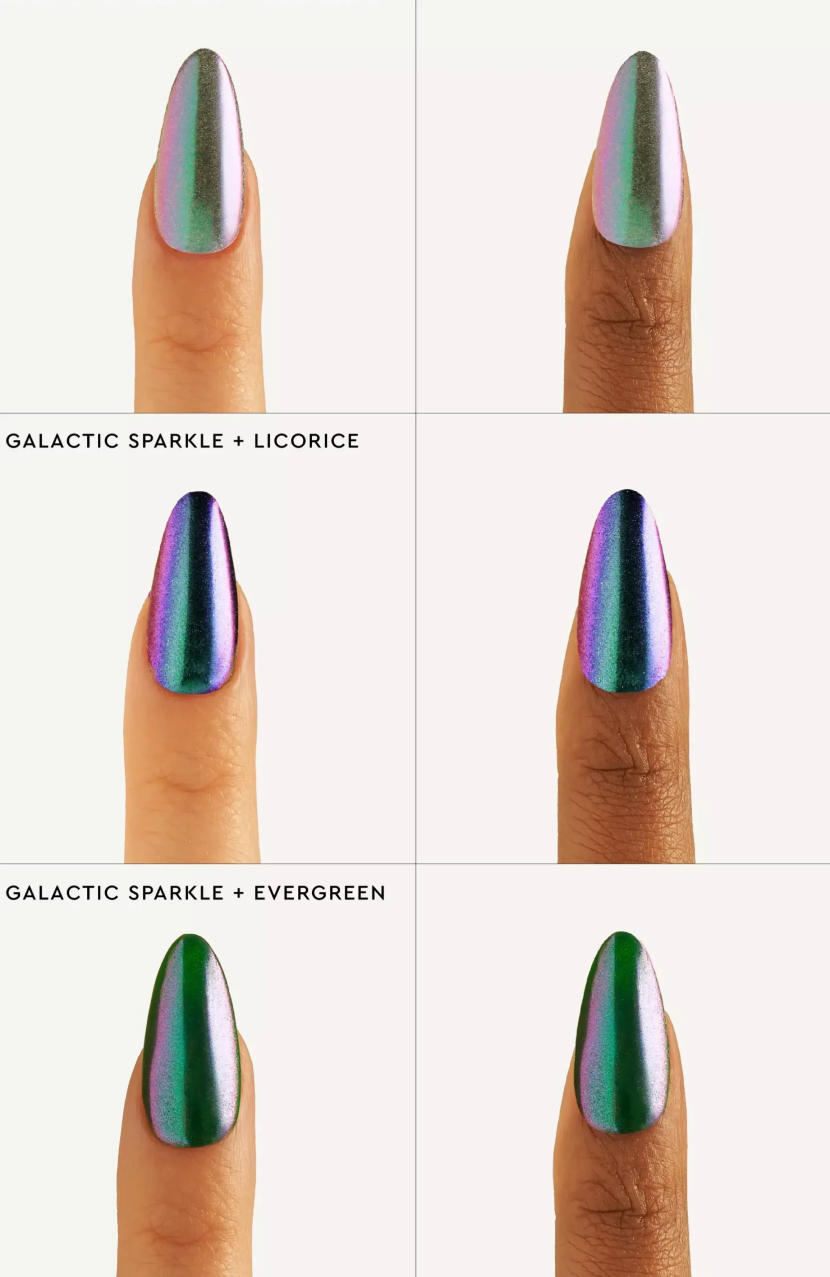 Le Mini Macaron Liquid Nail Powder Galactic Sparkle