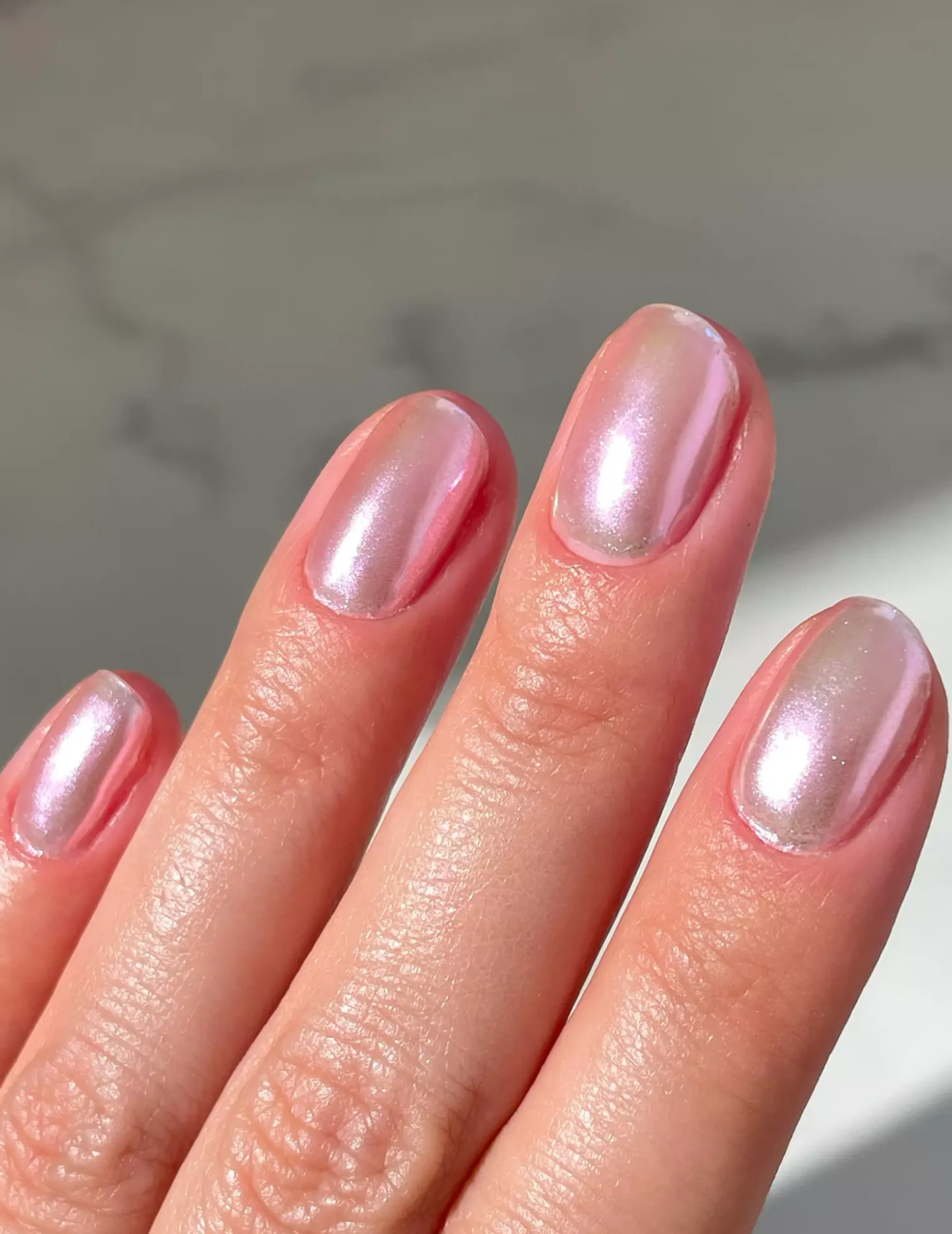 Le Mini MacaronStardust Collection Liquid Nail Powder Celestial Blue