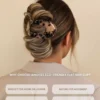 Lenoites Eco-Friendly Flat Hair Clip Nude Leopard