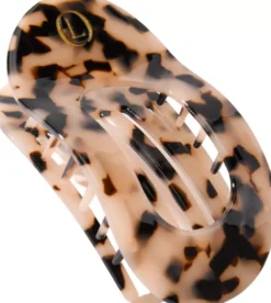 Lenoites Eco-Friendly Flat Hair Clip Nude Leopard