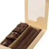 Lenoites Heatless Curling Rods with Caps 3-Pack Set Brown