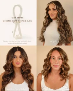 Lenoites Heatless Curls in Mulberry Silk Large Brown