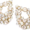 Lily and Rose Alice pearl earrings - Ivory silk Ivory silk
