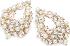 Lily and Rose Alice pearl earrings - Ivory silk Ivory silk