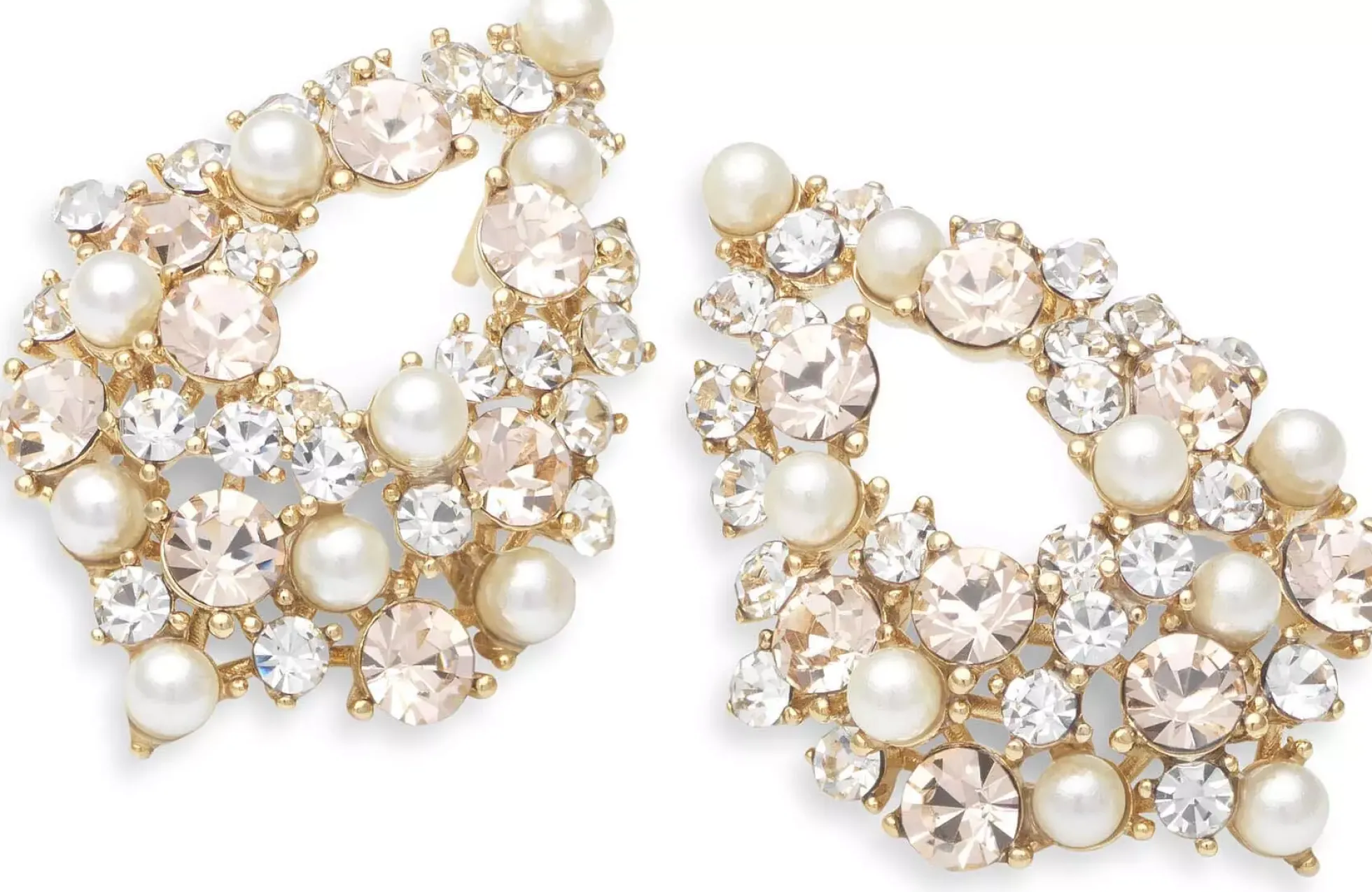 Lily and Rose Alice pearl earrings - Ivory silk Ivory silk