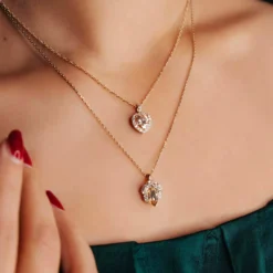 Lily and Rose Delphine necklace Light champagne