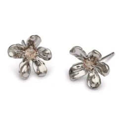 Lily and Rose Petite Eponine Stud Earrings Silver