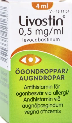 Livostin Ögondroppar 0.5mg/ml 1X4ml