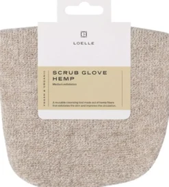 Loelle Scrub Glove Hemp