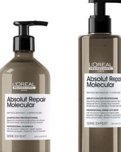 L'Oréal Professionnel absolut repair molecular shampoo and rinse-out serum