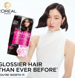 Loreal Paris Casting Crème Gloss Semi-permanent Coloration 100 Black Licorice