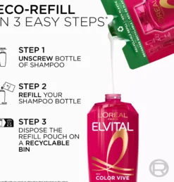Loreal ParisElvital Color Vive Colour Protect Shampoo Refill 250 ml