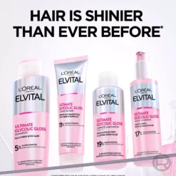 Loreal ParisElvital Glycolic Gloss Ultimate Leave-in Serum For Dull Hair 150 ml