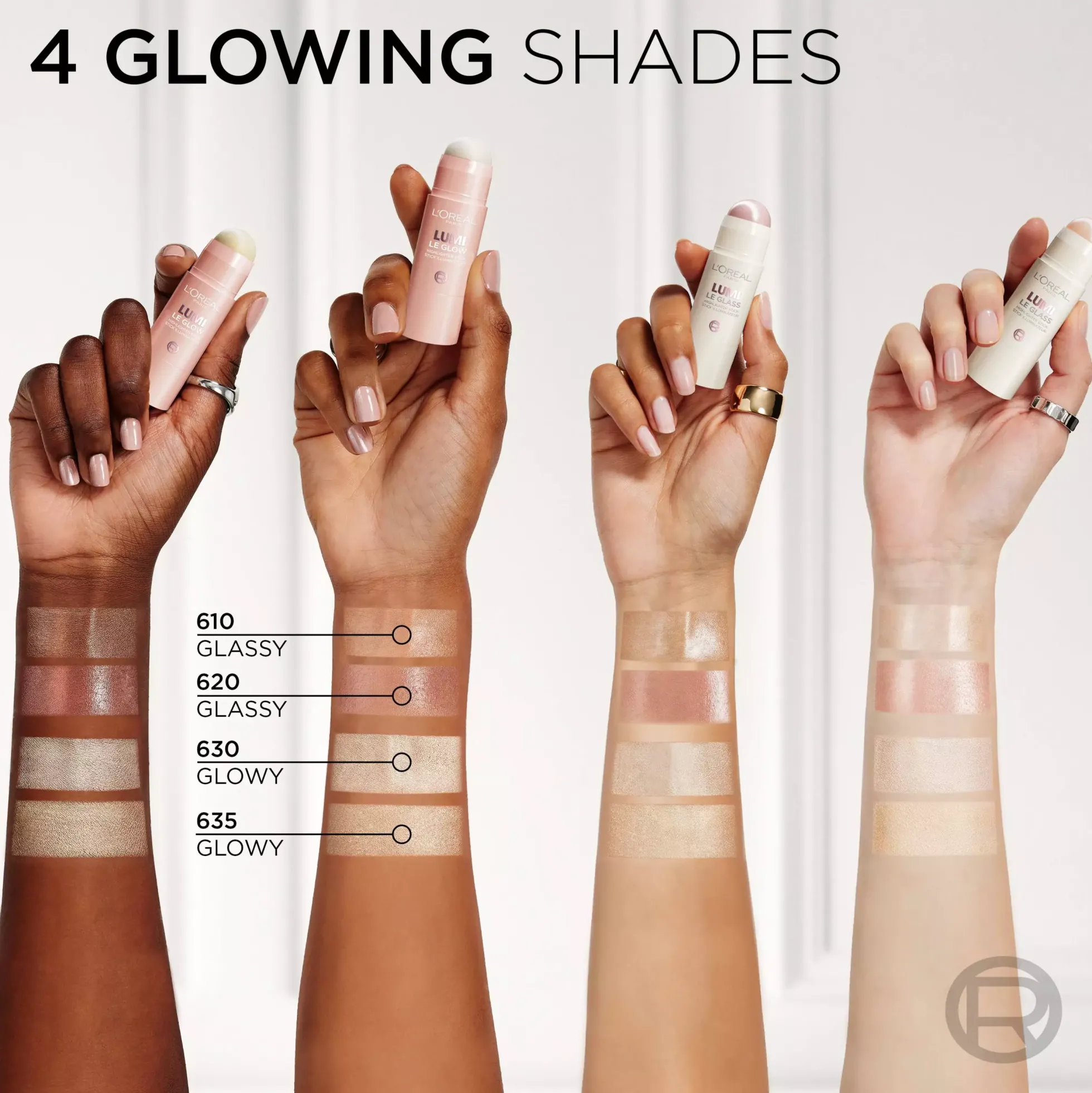 Loreal Paris Lumi Le Glow Highlighter Stick 630 Glowy Cream Chic