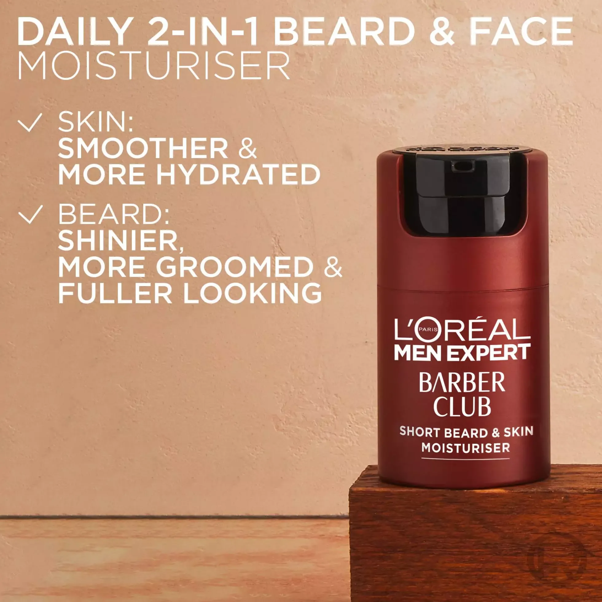 Loreal ParisMen Expert Barber Club Short Beard & Skin Moisturiser 50 ml