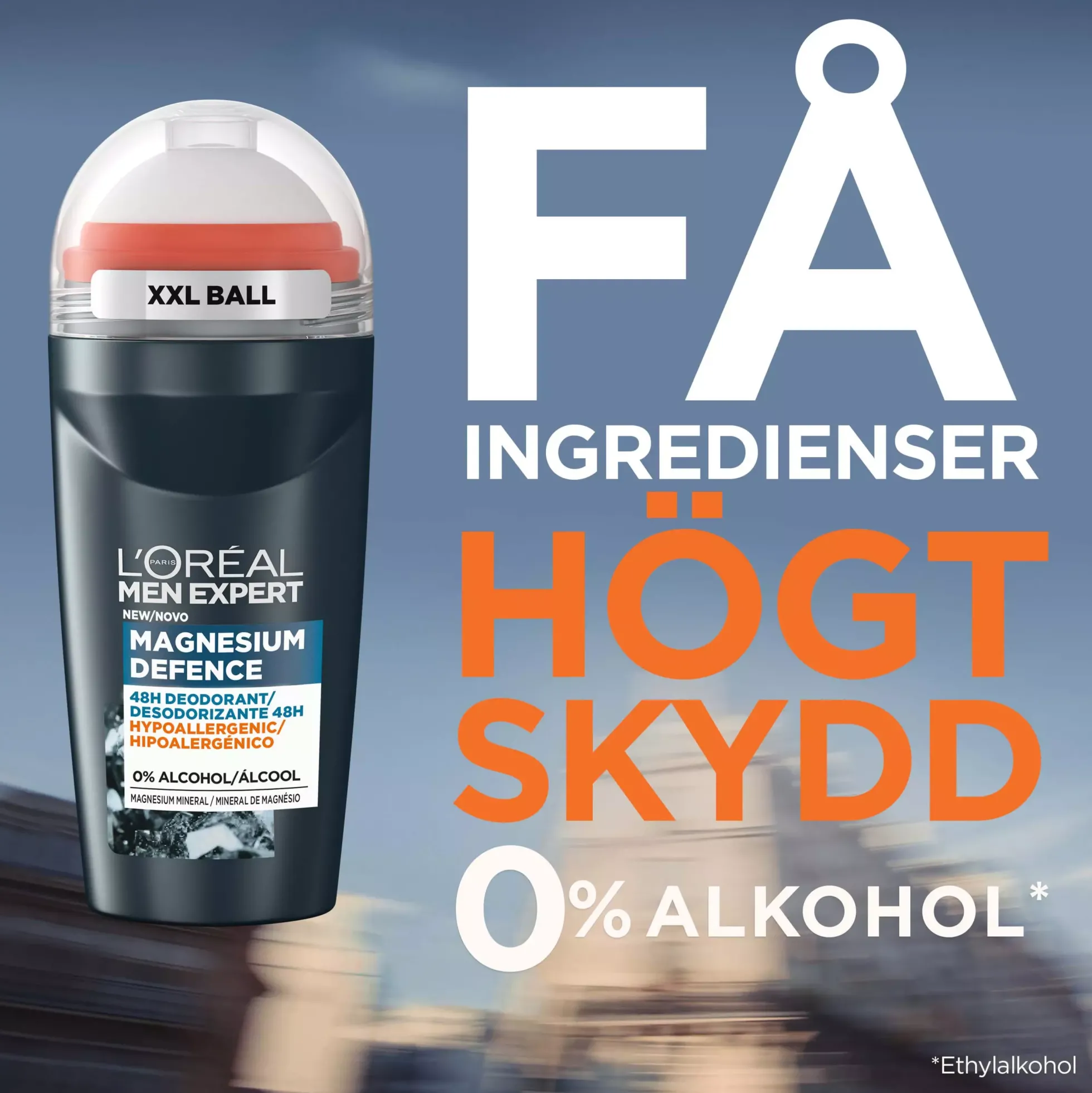 Loreal ParisMen Expert Deo Magnesium Defence Hypoallergenic 48H Deodorant 50 ml