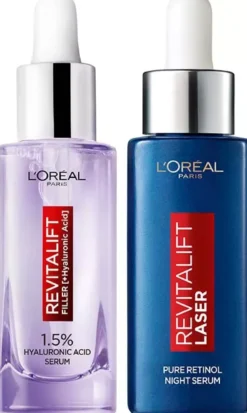 Loreal ParisRevitalift Bundle Serum 30 ml & Night Serum 30 ml