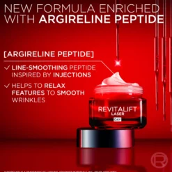 Loreal ParisRevitalift Laser Tri-Peptides Serum 30 ml, Laser Day Cream 50 ml & Laser Eye Bag Instant Eraser 15 ml