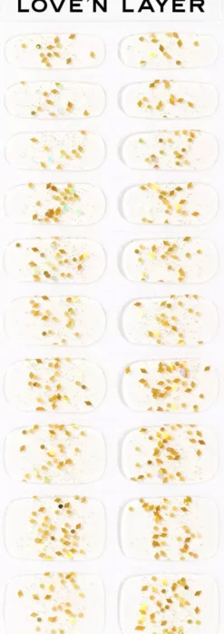 Love'n Layer Love Note Funky Sparkle Gold