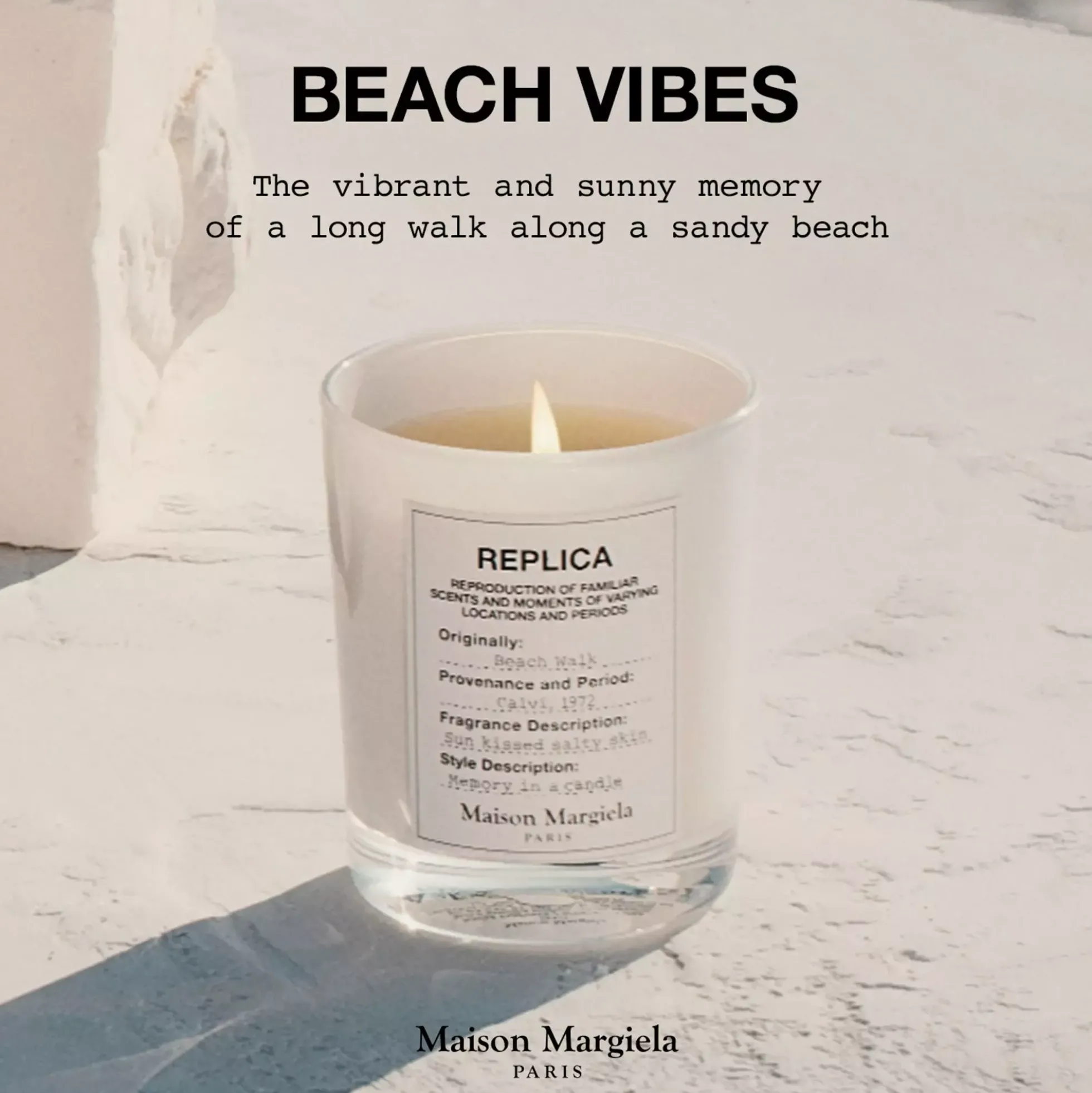 Maison Margiela Replica Candle Beach Vibes 165 g