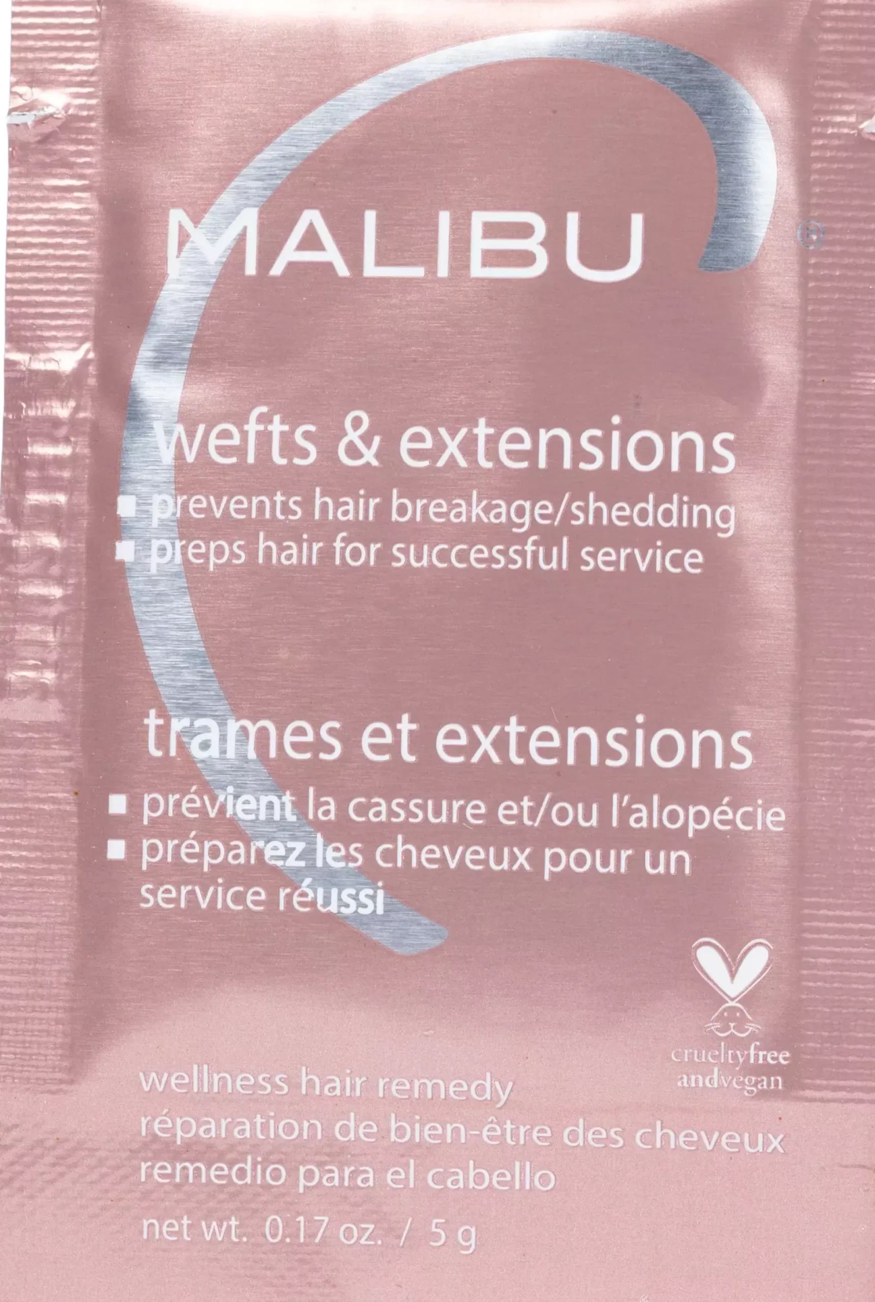 Malibu C Wefts & Extensions Sachet 1st