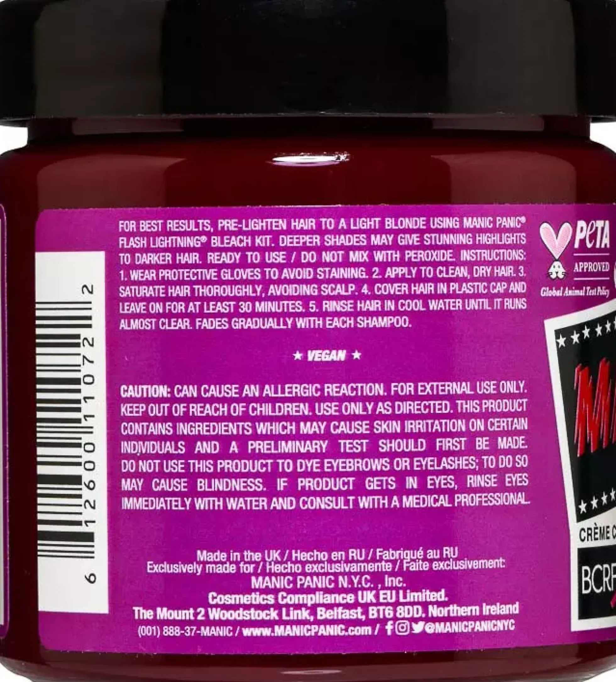 Manic Panic Classic Cream Pink Warrior