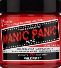 Manic Panic Semi-Permanent Hair Color Cream Wildfire