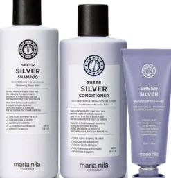 maria nilaSheer Silver Bundle Shampoo 350 ml & Conditioner 300 ml & Masque 50 ml