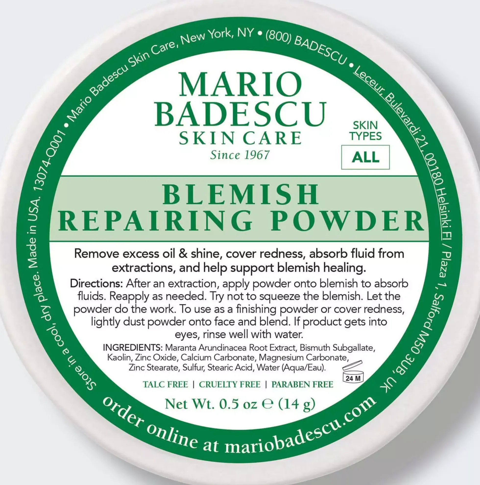 Mario Badescu Blemish Repairing Powder 14 g