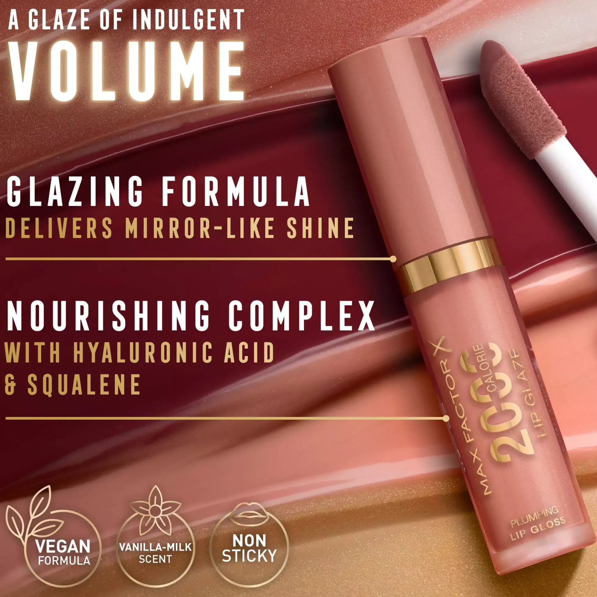 Max Factor2000 Calorie Lip Glaze Lip Gloss 095 Soft Kisses