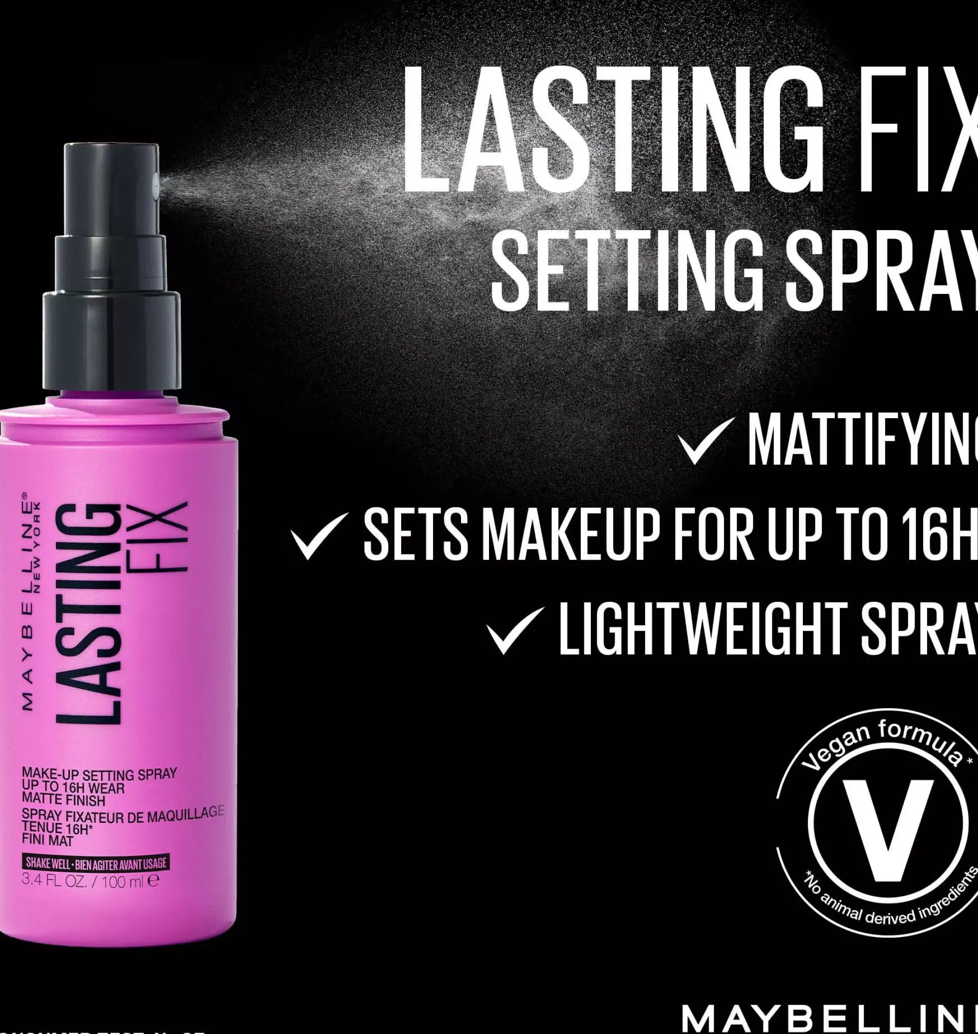 Maybelline New YorkLasting Fix Makeup Setting Spray Duo 2x100 ml