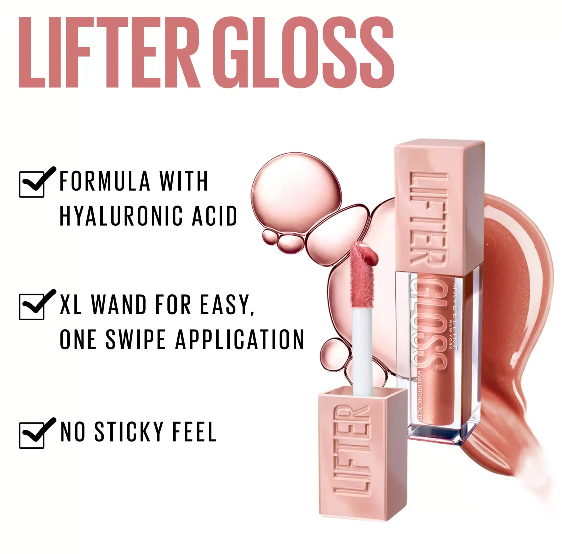 Maybelline New York Lifter Lip Bundle Gloss 21 Gummy Bear & Liner 06 Line Leader