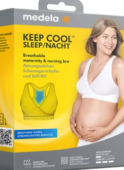 Medela Keep Cool Sleep Bra White L