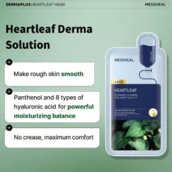 Mediheal Dermaplus Heartleaf Mask 10 st
