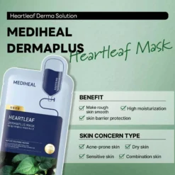 Mediheal Dermaplus Heartleaf Mask 10 st