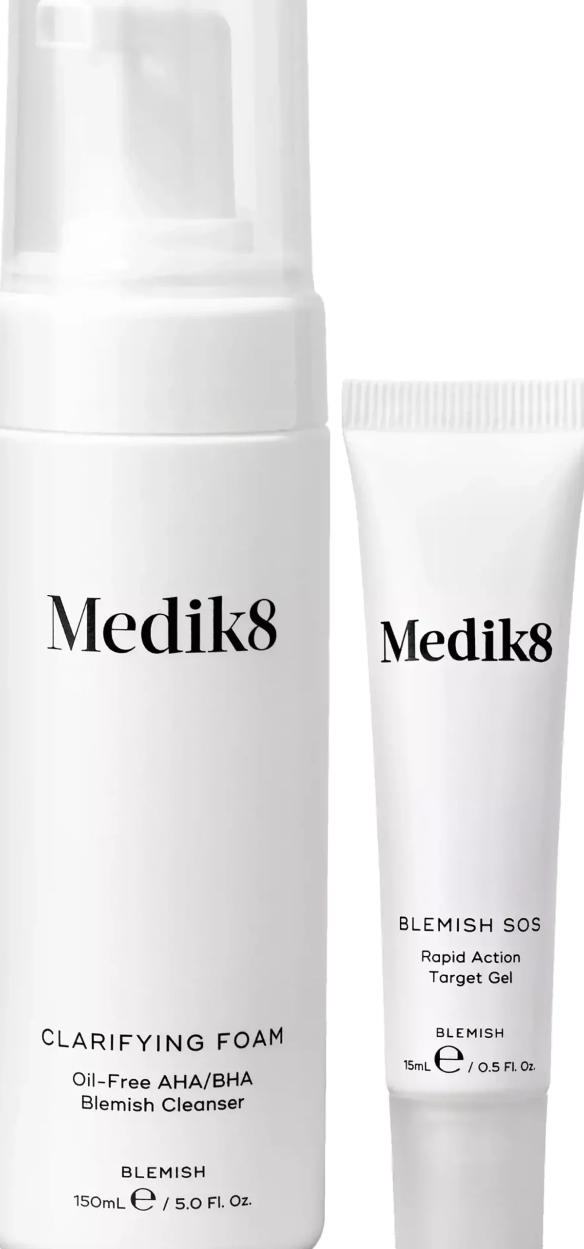 Medik8 Acne Bundle Cleansing Foam 150 ml & Blemish SOS 15 ml