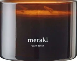 MerakiWarm Tonka Scented Candle Large