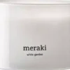 MerakiWhite Garden Scented Candle Medium