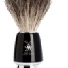 Mühle Rytmo Shaving Brush High-Grade Resin Black Pure Badger