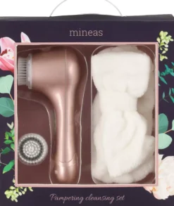 Mineas Gift Set Facial Brush And Head Band 3-Pieces