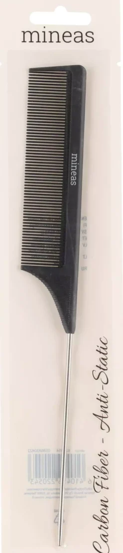 Mineas Pin Tail Comb Carbon Fiber