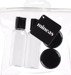 Mineas Travel Bottle Set 4 Pcs Transparent
