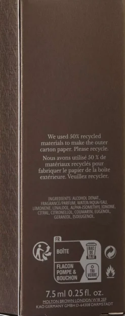 Molton Brown Mint & Lavandin Eau de Parfum Travel Case Refill 7,5 ml