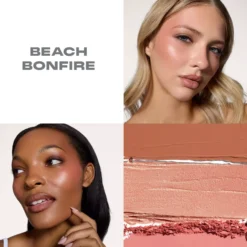 Morphe Cheek Thrills Multi-Finish Face Trio Beach Bonfire