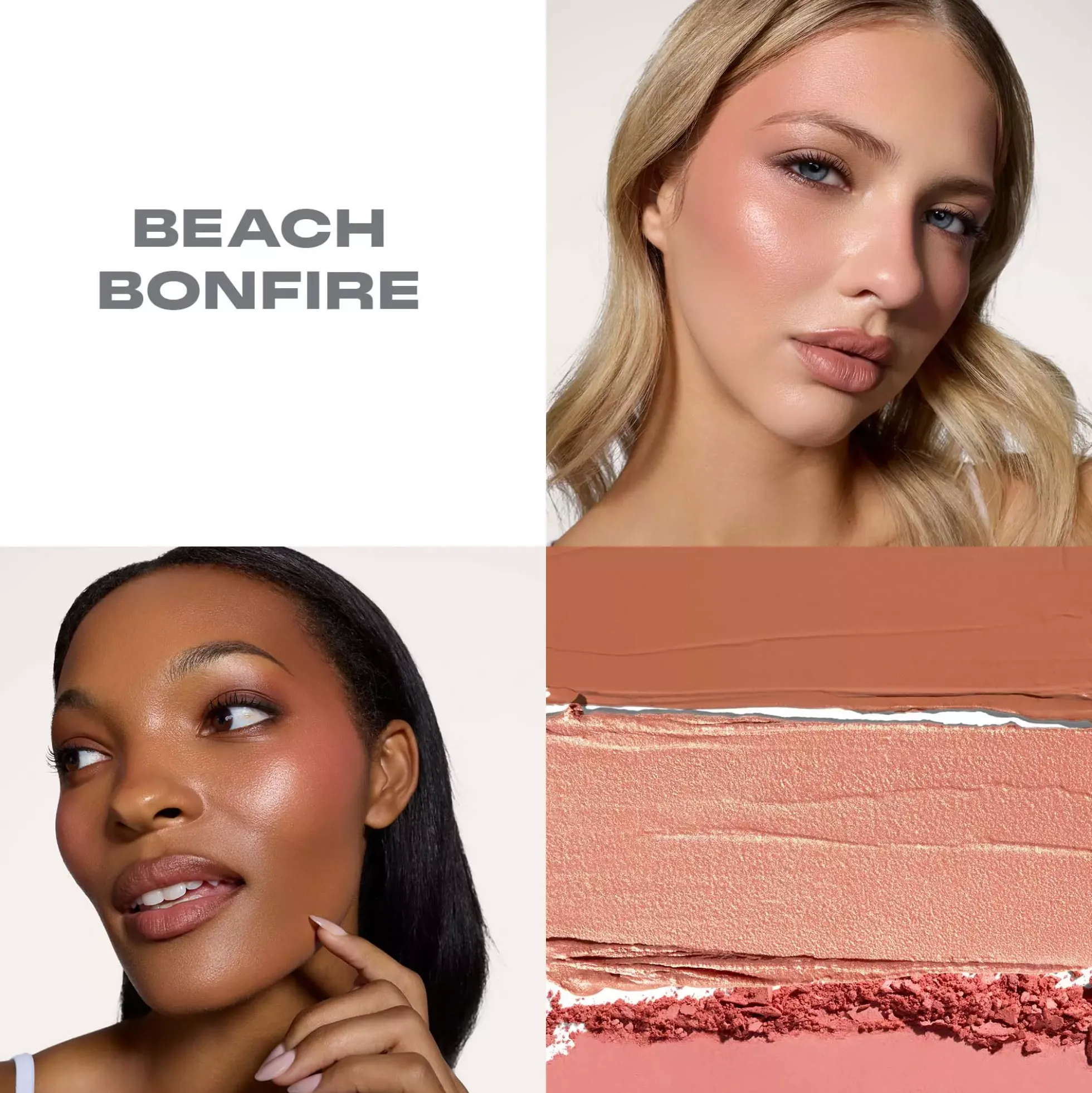 Morphe Cheek Thrills Multi-Finish Face Trio Beach Bonfire