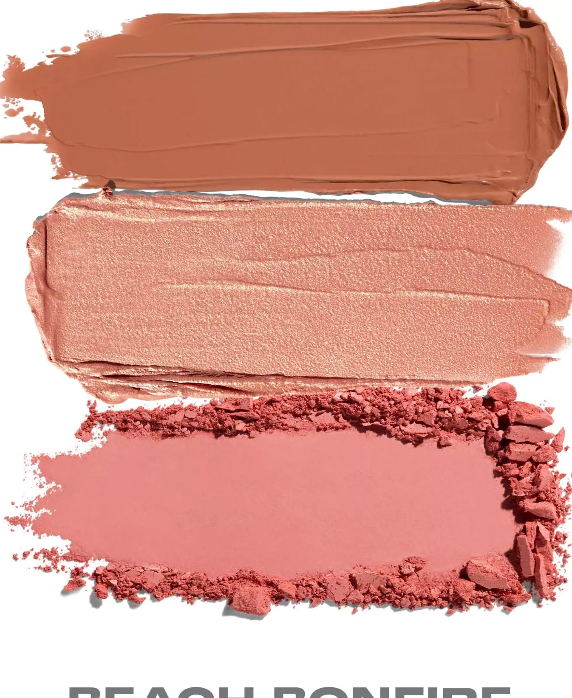 Morphe Cheek Thrills Multi-Finish Face Trio Beach Bonfire