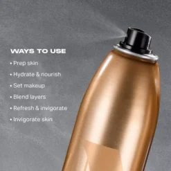 Morphe Mini Continuous Prep & Set Mist+ Supercharged With Antioxidants And Ceramides Mini