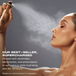 Morphe Mini Continuous Prep & Set Mist+ Supercharged With Antioxidants And Ceramides Mini
