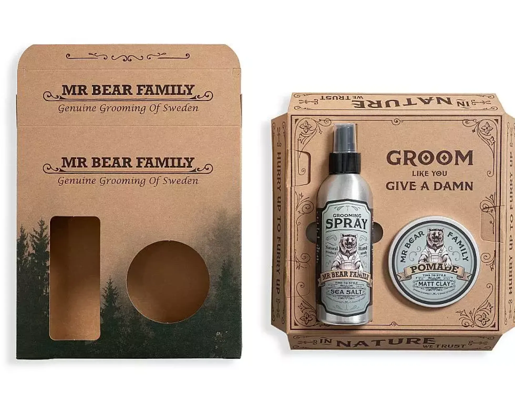 Mr Bear Family Kit Spray & Pomade Springwood